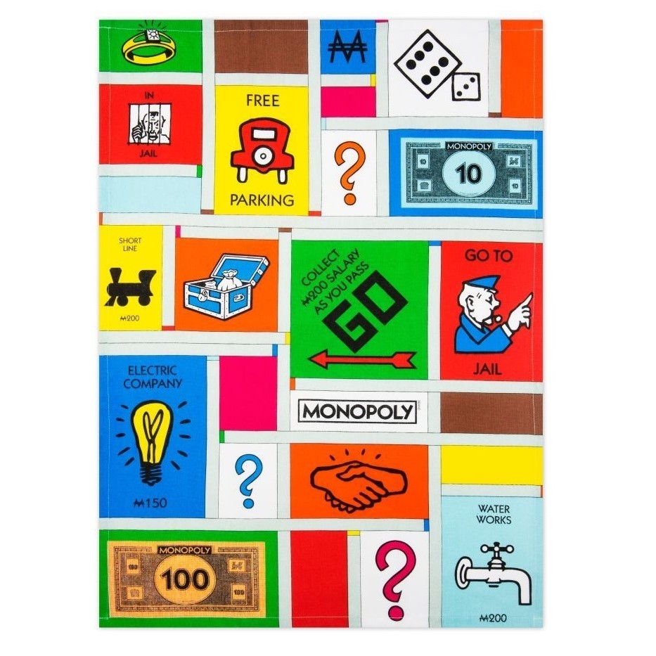 Excelsa canovaccio + guanto forno e presina  Monopoly Excelsa